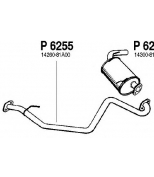 FENNO STEEL - P6255 - Трубопровод выпускной SUZUKI JIMNY 1.3 98-